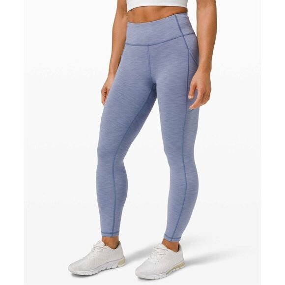Lululemon Invigorate High Rise Tight 25" Insm Heathered Water Drop Size 6 W5CQLS - Picture 2 of 13